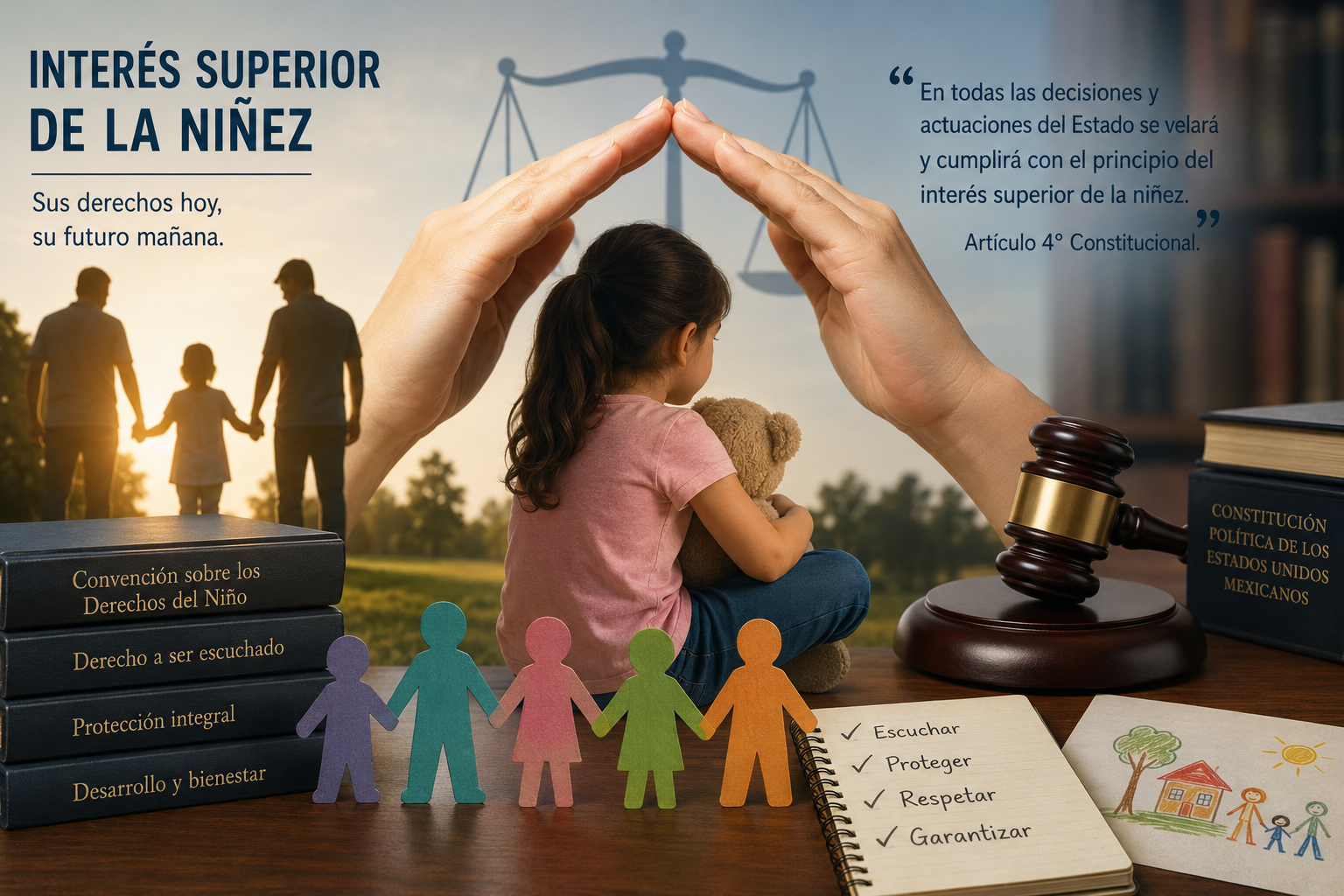 El interés superior de la niñez en el ámbito jurídico y en los juicios familiares